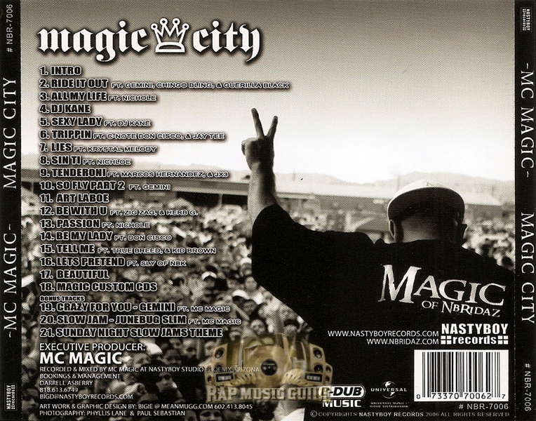 Mc Magic Magic City Cd Rap Music Guide